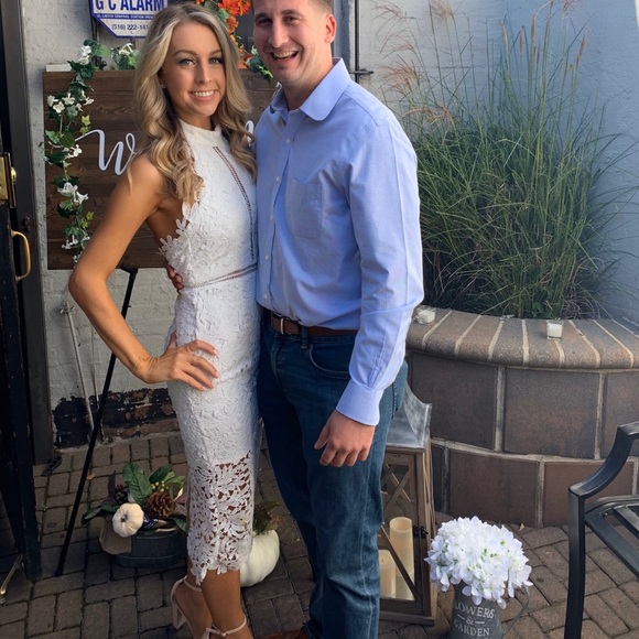 COPY for sale - Brides💍 White Lace Midi🤍 - Picture 3 of 7